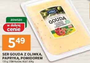 Ser gouda z oliwką, papryką, pomidorem OSM Kosów