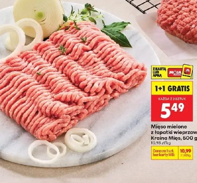 Mięso mielone z łopatki wieprzowej Kraina Mięs