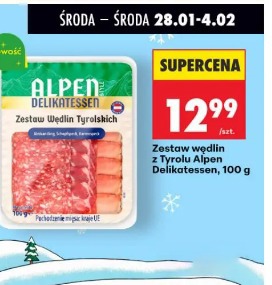 Zestaw wędlin z Tyrolu Alpen Delikatessen