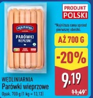 Wędlinarnia Parówki wieprzowe