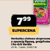 Herbatka ziołowa ekspresowa z opuncją figową, grejpfrut i Pu-Erh Verdin