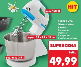 Esperanza Mikser z misą Biscotti