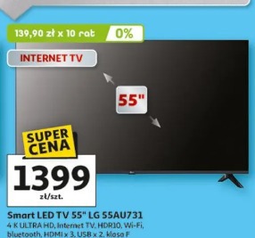 Smart LED TV 55" LG 55AU731