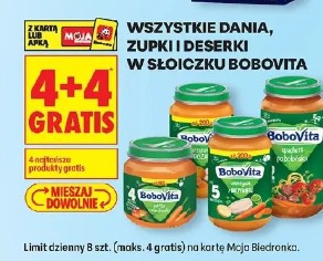 Wszystkie dania, zupki i deserki w słoiczku Bobovita
