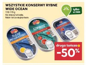 Wszystkie konserwy rybne Wide Ocean