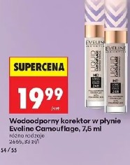 Wodoodporny korektor w płynie Eveline Camouflage
