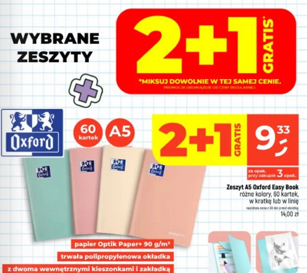 Zeszyt A5 Oxford Easy Book