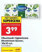 Chusteczki higieniczne Mentolowe Queen