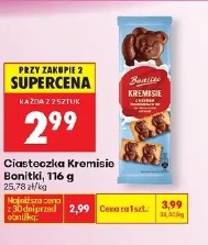 Ciasteczka Kremsie Bonitki, 116 g