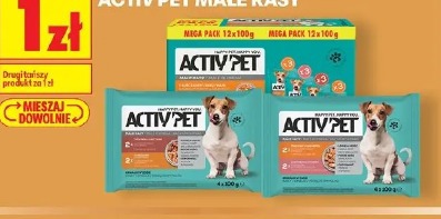 Wszystkie saszetki Activ Pet małe rasy