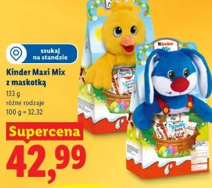 Kinder Maxi Mix z maskotką