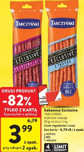 Kabanosy Exclusive Tarczyński