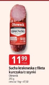 Sucha krakowska z fileta kurczaka/z szynki Olewnik
