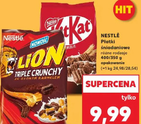 Nestlé Płatki śniadaniowe różne rodzaje