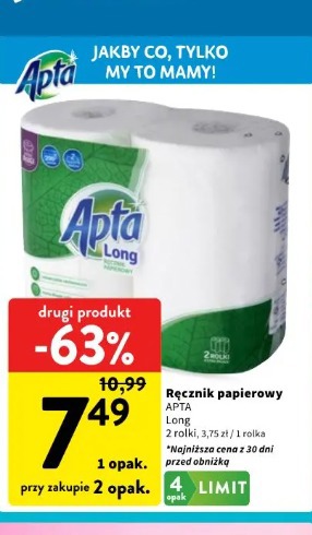 Ręcznik papierowy APTA Long