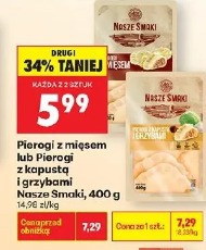 Pierogi z mięsem lub Pierogi z kapustą i grzybami Nasze Smaki