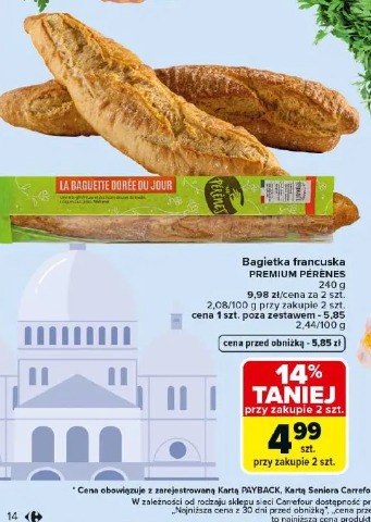 Bagietka francuska PREMIUM PÉRÉNES