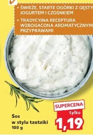 Sos w stylu tzatziki