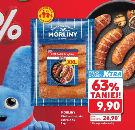 Morliny Kiełbasa śląska extra XXL