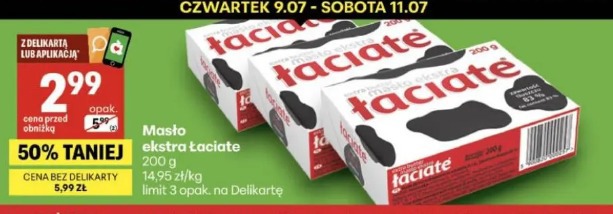 Masło ekstra Łaciate