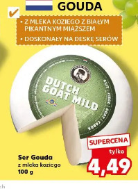 Ser Gouda z mleka koziego