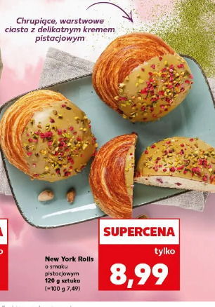 New York Rolls o smaku pistacjowym