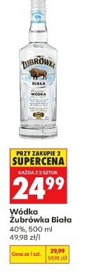 Wódka Żubrówka Biała