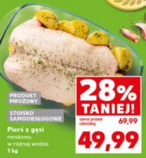 Pierś z gęsi mrożona