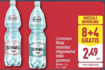 Cisowianka Woda mineralna niegazowana/lekko gazowana