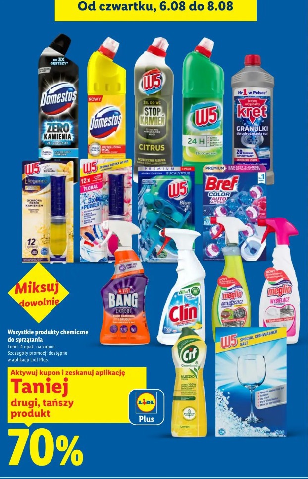 Wszystkie produkty chemiczne do sprzątania