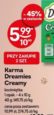 Karma Dreamies Creamy kocimiętka
