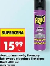 Aerozol na muchy i komary lub owady biegające i latające Raid