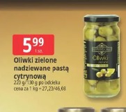 Oliwki zielone nadziewane pastą cytrynową Kwintesencja Smaku