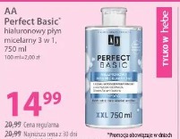 AA Perfect Basic hialuronowy płyn micelarny 3 w 1