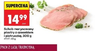 Schab marynowany plastry z czosnkiem i pietruszką