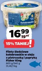 Filety śledziowe kołobrzeskie w oleju z pietruszką i papryką Fisher King