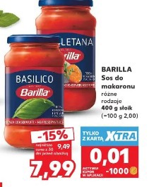 Barilla Sos do makaronu różne rodzaje