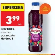 Sok 100% czarna porzeczka Hortex
