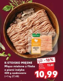 K-Stoisko Mięsne Mięso mielone z fileta z piersi indyka