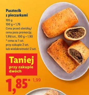 Pasztecik z pieczarkami