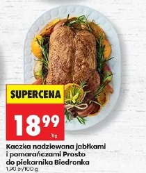Kaczka nadziewana jabłkami i pomarańczami Prosto do piekarnika Biedronka