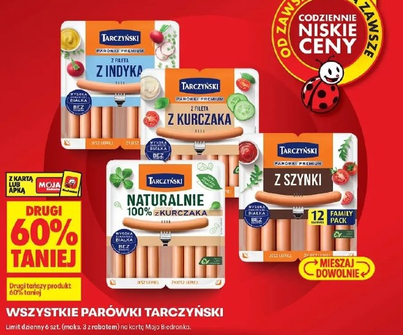 Wszystkie parówki Tarczyński