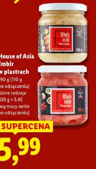House of Asia Imbir w plastrach