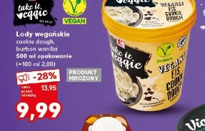 Take it veggie Lody wegańskie cookie dough, burbon wanilia