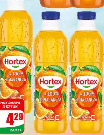 Sok pomarańczowy Hortex 100% pomarańcza