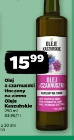 Olej z czarnuszki tłoczony na zimno Oleje Kaszubskie