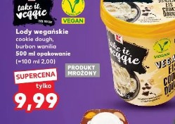 Take it veggie Lody wegańskie cookie dough, burbon wanilia