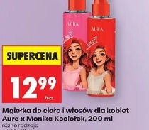 Mgiełka do ciała i włosów dla kobiet Aura x Monika Kociołek