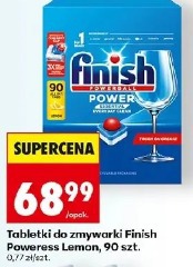 Finish Poweress Lemon tabletki do zmywarki, 90 szt.
