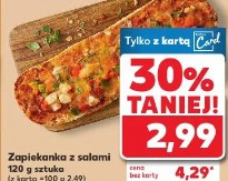 Zapiekanka z salami
